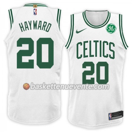 Maillot Basket Boston Celtics Gordon Hayward 20 Nike 2017-18 Blanc Swingman - Homme